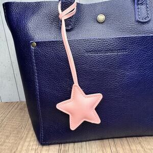 Star Bag Charm Bright Pink Crossbody Purse Charm NEW Cute Bag Flair FAST SHIP